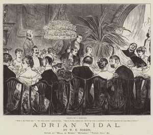 Adrian Vidal, par W E Norris - Frederick Barnard